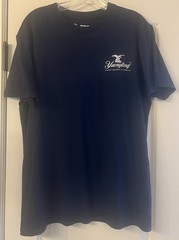 Yuengling Patriotic USA Flag Navy Blue Shirt Oldest Brewery America JedCo Med