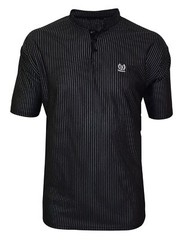 Men’s Easy Care Grandad Strip Tee Shirt in Size 2XL-6XL 4 Colours