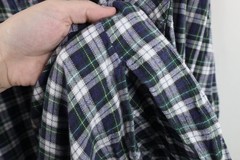 Vintage 90s Mens XL Faded Flannel Pajamas Night Gown Pullover Shirt Plaid USA