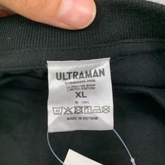 Ultraman Shirt Mens XL Tsuburaya Prod. Graphic Print Limited Edition Black *NEW