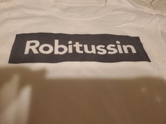 ULTRA RARE ROBITUSSIN BLACK BOX LOGO SHIRT MEN’S SIZE MEDIUM ONLY ONE ON EBAY!!!