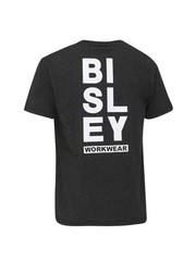 Bisley Cotton Crew Neck T Shirt Workwear Casual Tee Antimicrobial Treatment L