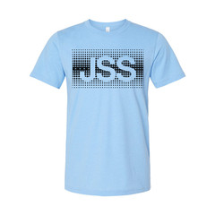 Christian Unisex Short Sleeve Graphic Tee With Halftone Logo Design For Church B