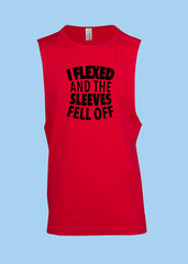 MEN WOMENS TEE SLEEVELESS TSHIRT FLEX GYM EXERCISE MUSCLES RUN PUMP GIFT ARMS