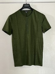 John Varvatos Collection Luxury Henley – Mercerized Linen – Raw Edges – Vtg 2020