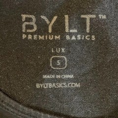 Bylt Premium Basics Men’s Lux Drop Crew Neck Cut Short Sleeve Size S