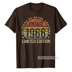 Vintage 1964 Birthday 60 Years Old Of Being Awesome T-Shirt 60th Bday Tee Gifts