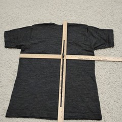 Vintage Woolmark Shirt Mens M (18×26) Base Layer Scoop Hiking Merino Wool 90s