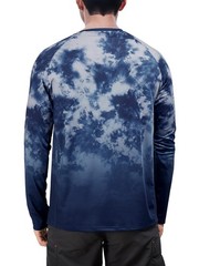 Rodeel Mens Loose-Fit Fishing T-Shirt Vented River Medium, D1. Navy Blue