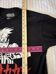 Naruto W/Symbols/Words Shippuden LST Black T-shirt Med Uni by Ripple Junction
