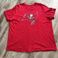 Nike Tampa Bay Buccaneers T-Shirt Mens XXL Red Short Sleeve NFL Football Logo