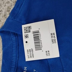 American Eagle Shirt Mens Medium Blue Preppy Casual Essential Super Soft Crew