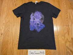 SET OF 2 TEEPUBLIC JUJUTSU KAISEN SATORU GOJO CHARCOAL HEATHER TEE SHIRT SIZE M