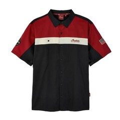 Indian Motorcycle Men’s Headdress Colorblock Shop Shirt Red 2865623