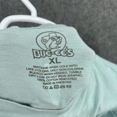 Buc-ee’s Shirt Mens XL Green Short Sleeve Bunny Easter Graphic Crew Neck Tagless