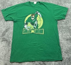 Green Lantern Shirt Mens XL Green DC Comics Originals Superhero Graphic Tee