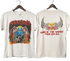 Aerosmith Back in the Saddle Tour 2 sided basic Unisex T-Shirt
