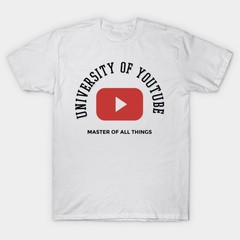 YOUTUBE UNIVERSITY Graphics TEE Master of All Things