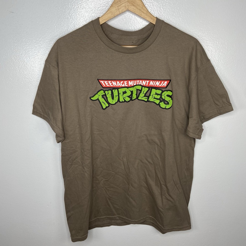 Hybrid Apparel Teenage Mutant Ninja Turtles Brown Graphic T-Shirt Sizes Vary