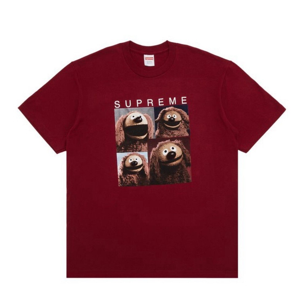 Supreme Rolf Tee All Cotton T-Shirt in Cardinal SS24 Men’s Size 2XL Muppets NWT
