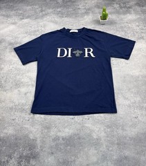 Christian Dior Homme Bee Applique Navy T-Shirt