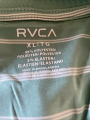 New RVCA Sport Active Gym Workout Running Street Style Men’s Tee Shirt Size XL