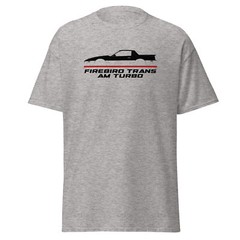 Premium T-Shirt For Pontiac Firebird Trans-Am Turbo 1982-1992 Car Fans Gift Tee
