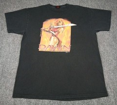 Vintage Dawn Return of The Goddess Comic T Shirt Mens Size XL 1999 Sirius Sword