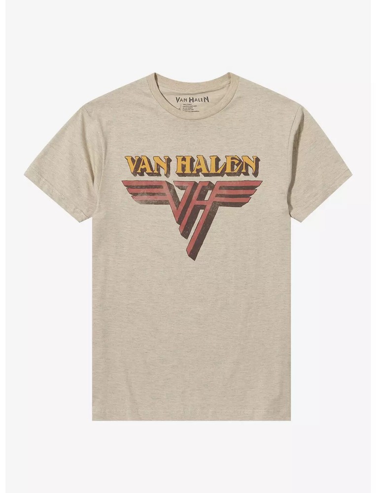 VAN HALEN OSM OATNEAL LOGO T SHIRT