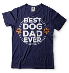 Dog Dad T-shirt Dogfather Shirt Dog Lover Pet T-shirt Mens Gift Fathers day Tee