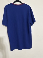 POLO RALPH LAUREN men t shirt large BLUE CASUAL BEACH OFFICE PULL ON CREW NECK