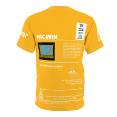 Pac-Man Atari 2600 Retro Vintage Video Game Cover T-Shirt