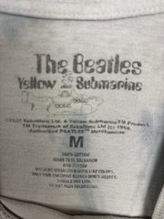 The Beatles Yellow Submarine Tie Dye Graphic T Shirt Adult Medium White Blue
