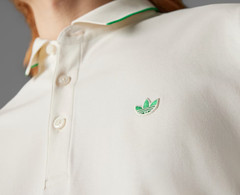 NEW MENS ADIDAS ORIGINALS TREFOIL POLO SHIRT ~SIZE XL #JH3861 WHITE/GREEN