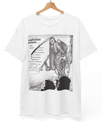 Anti-Capitalism T-Shirt Political Protest Activist Punk Slogan Unisex Tee