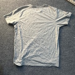 Pepe Jeans T-Shirt Mens Size XL Grey Slim Fit Cotton Short Sleeve Logo Casual
