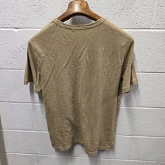 Buck Mason Yuma Hemp Cotton T-Shirt Mens L Straight Hem Tee Olive L 21×28