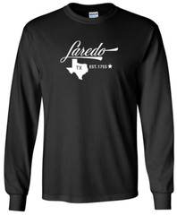Laredo Texas T-Shirt State Long Sleeve Graphic Tees Unisex apparel Design