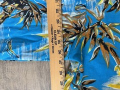 Vtg 60s 70s Weldon Hawaiian Print Mens Shirt Pajama Sz L/XL