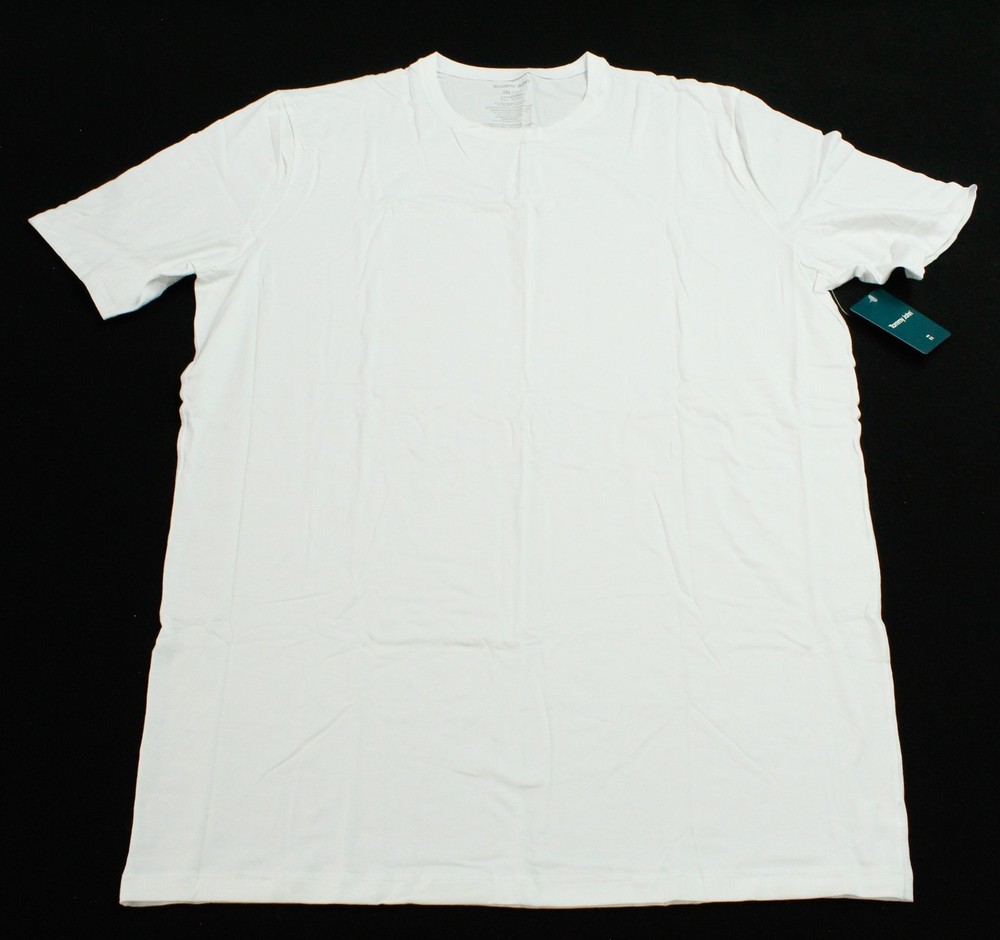 Tommy John Men’s Cool Cotton Crew Neck Stay-Tucked Undershirt NN7 White 2XL NWT