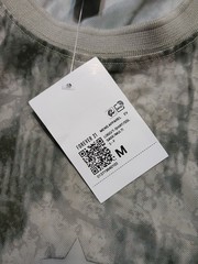 Forever 21 Mens Mesh See Through T Shirt Size M Camo Green Sage Polyester New