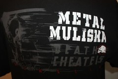 Metal Mulisha Sz Large Death Cheaters Black T Shirt