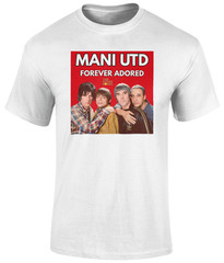 Stone Roses T Shirt Mani Tribute Man Utd Fan RIP Forever Adored Unisex S-5XL