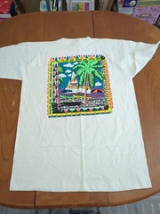 SALE! NWOT PANAMA JACK T-SHIRT Spring Break Beach Vacation Neon Palm Tree Boat