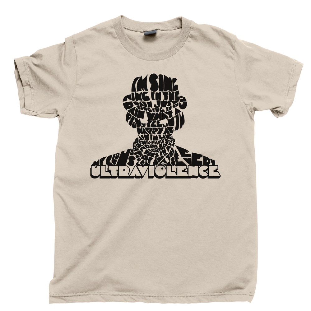 ULTRAVIOLENCE T Shirt Clockwork Orange Horrorshow Moloko Plus Vellocet Droog Tee