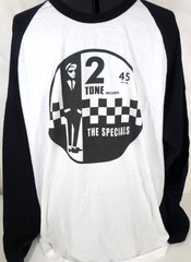 The SPECIALS-2 Tone Records-SKA-Mens Long Sleeve T-Shirt-XL Extra Large-80s