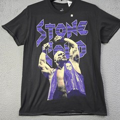 WWE WWF Wrestling Stone Cold Steve Austin Shirt Men Medium GRAY 3:16 Skull NWT B