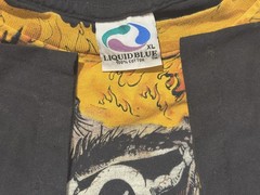 WEAPON X WOLVERINE vintage 1994 LIQUID BLUE OVERLOAD t shirt ALL OVER PRINT