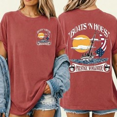Boats and Hoes Shirt, Prestige Worldwide Tee, Nautical Nonsense T-Shirt