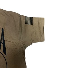 Khaki Military Shirt Mens “POW MIA” Size Small